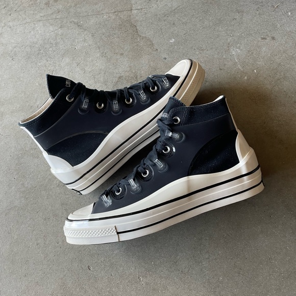 Converse X Kim Jones High-Top Classic All-Star 70 Black Sneakers/Shoes 13 Womens - Picture 6 of 9